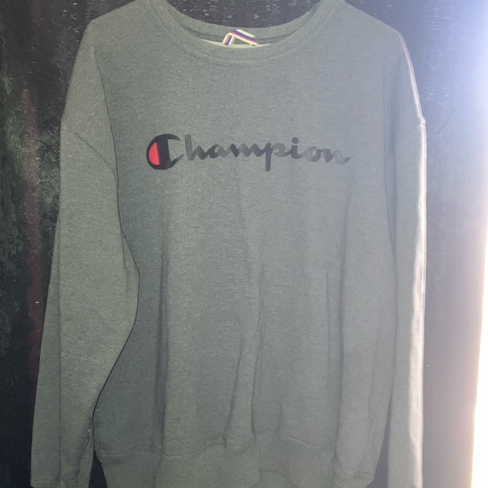 Champion Forest Green Crewneck